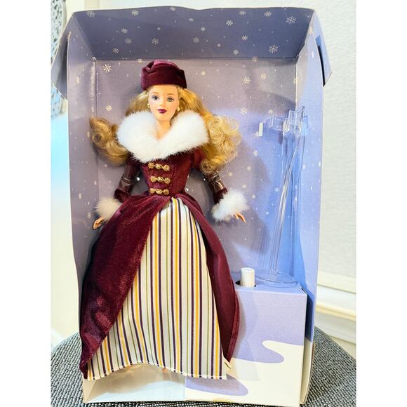 Barbie Music Victorian Ice Skater Special Edition Doll Mattel New in Box - Picture 6 of 9